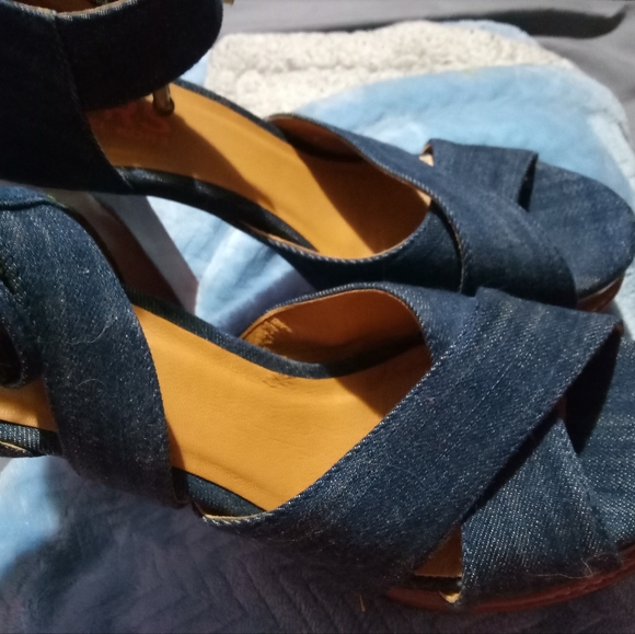 Michael Kors denim heels - Picture 6 of 9